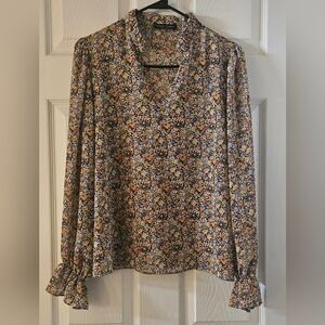 Simple Flavor Nearly Sheer Bohemian Style Blouse